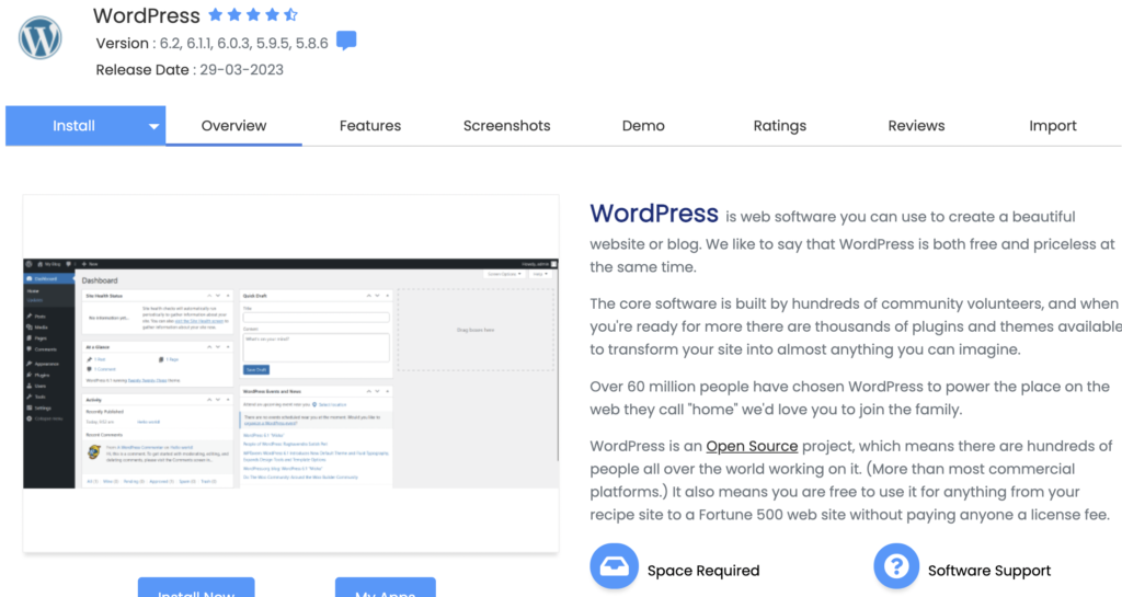 WordPress plus 100+ other apps