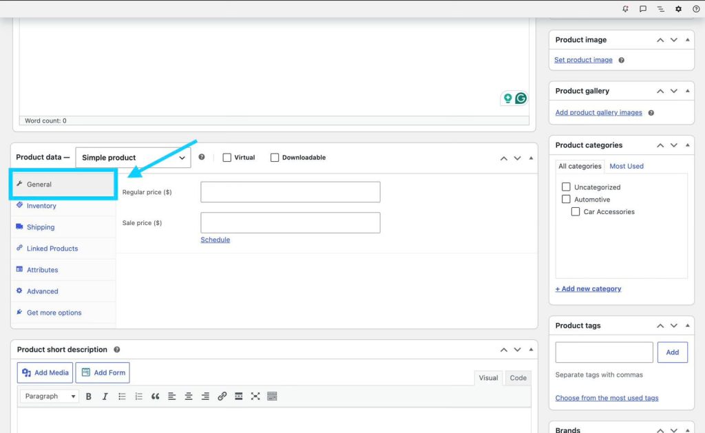 WooCommerce product price